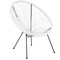 Valencia Oval Comfort Series Take Ten White Papasan Lounge Chair